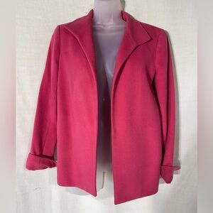 Barry Bricken 100% Wool Women's Pink Jacket Size 6